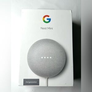 NEW Google Nest Mini 2nd. Generation Smart Speaker w/ Google Assistant - Chalk
